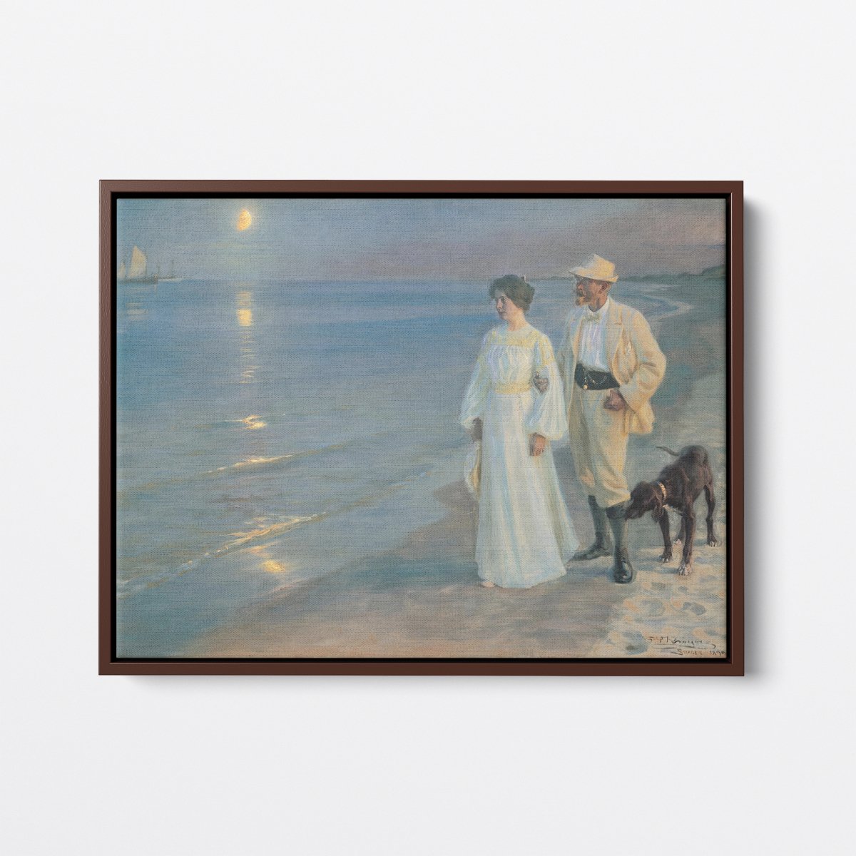 Couple on Skagen Beach | Peder Krøyer | Ave Legato Art Prints