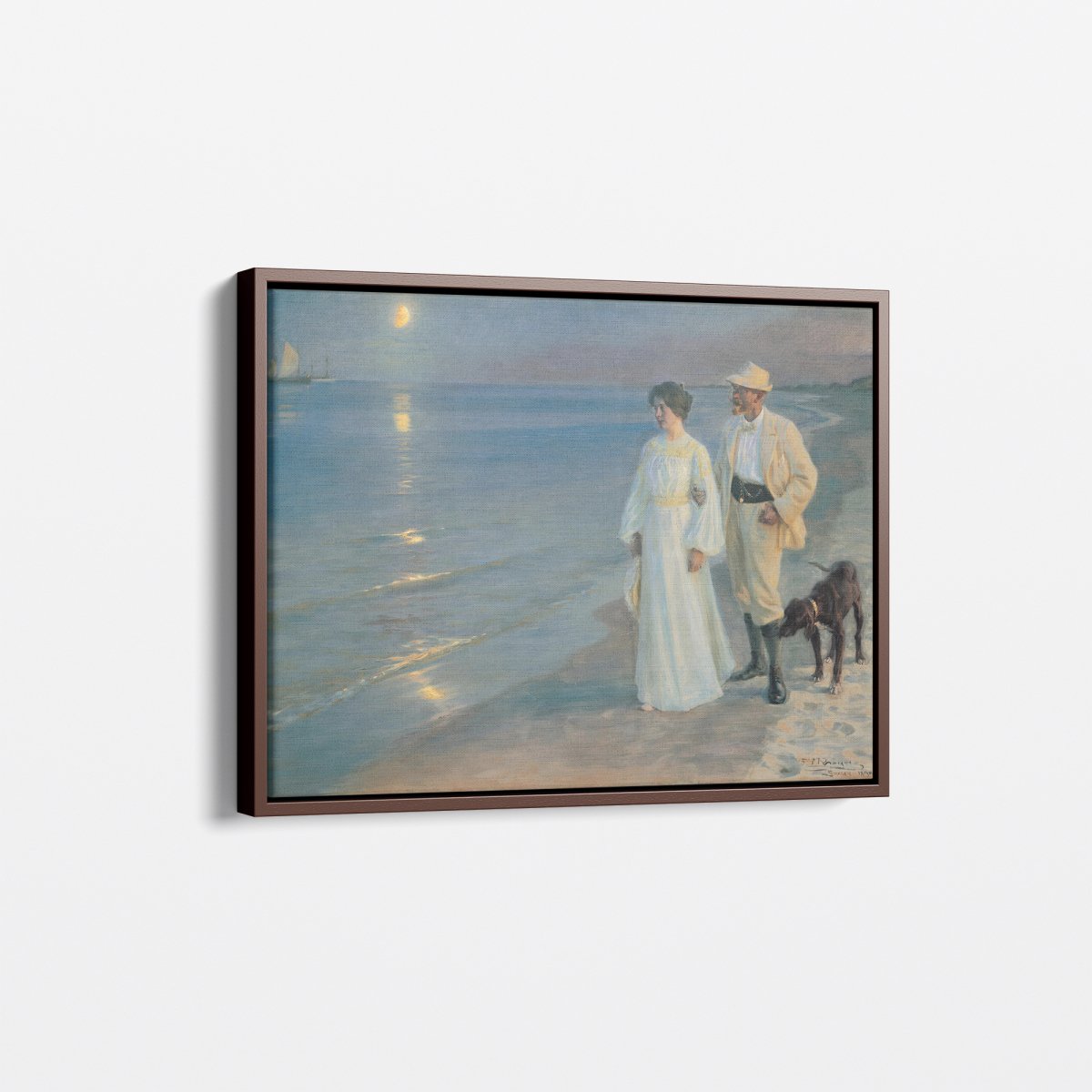 Couple on Skagen Beach | Peder Krøyer | Ave Legato Art Prints