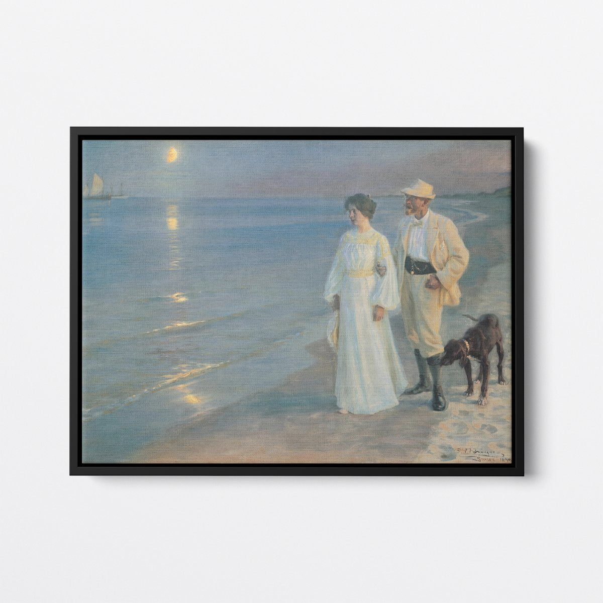 Couple on Skagen Beach | Peder Krøyer | Ave Legato Art Prints