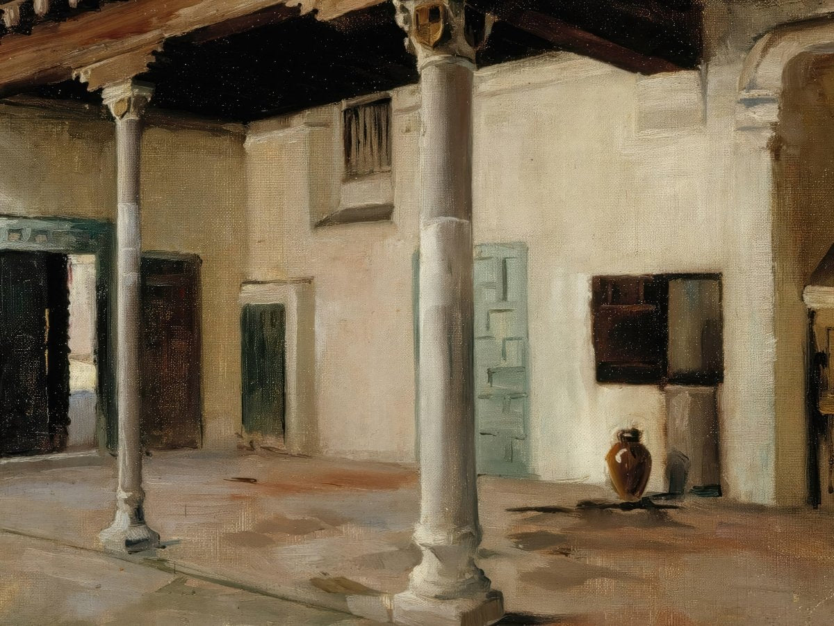 Courtyard in Toledo | Albert Edelfelt | Ave Legato Art Prints