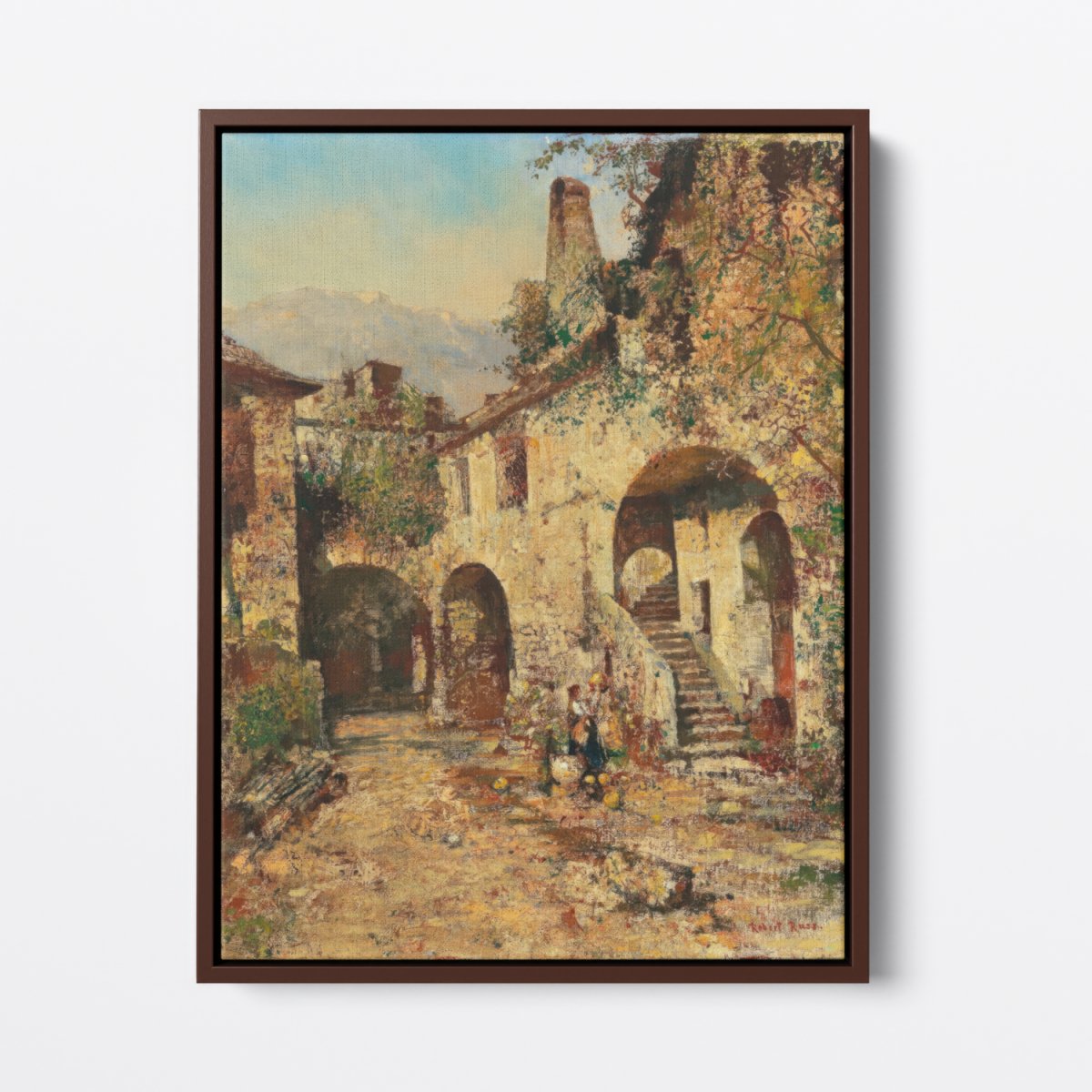 Courtyard in Weissenkirchen | Robert Russ | Ave Legato Art Prints