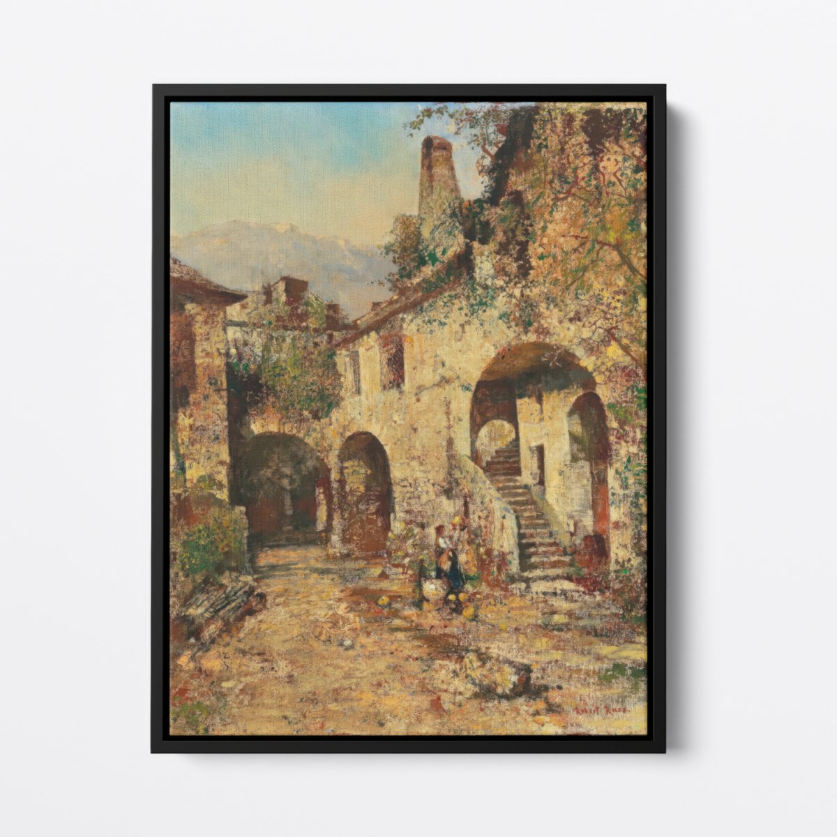 Courtyard in Weissenkirchen | Robert Russ | Ave Legato Art Prints