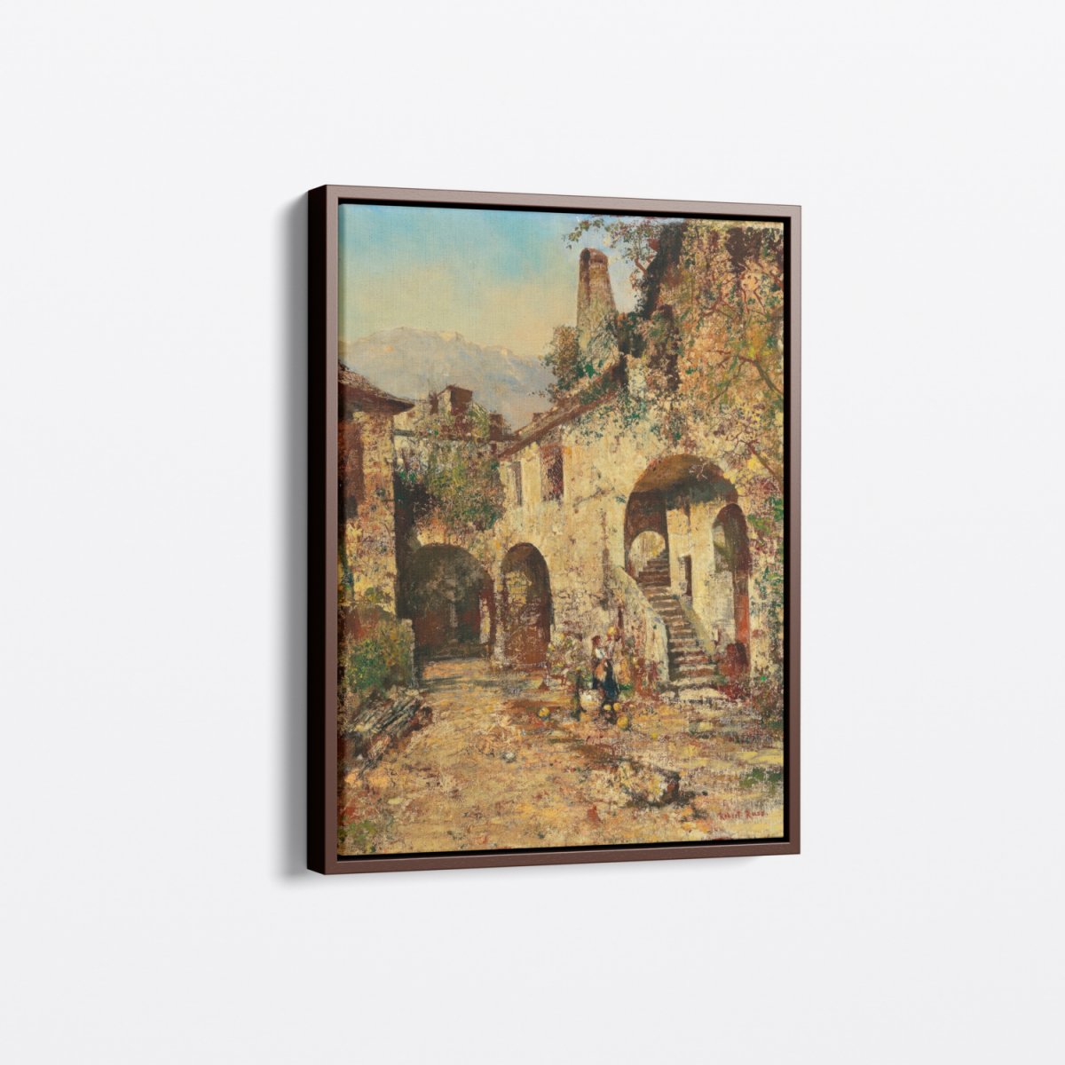 Courtyard in Weissenkirchen | Robert Russ | Ave Legato Art Prints