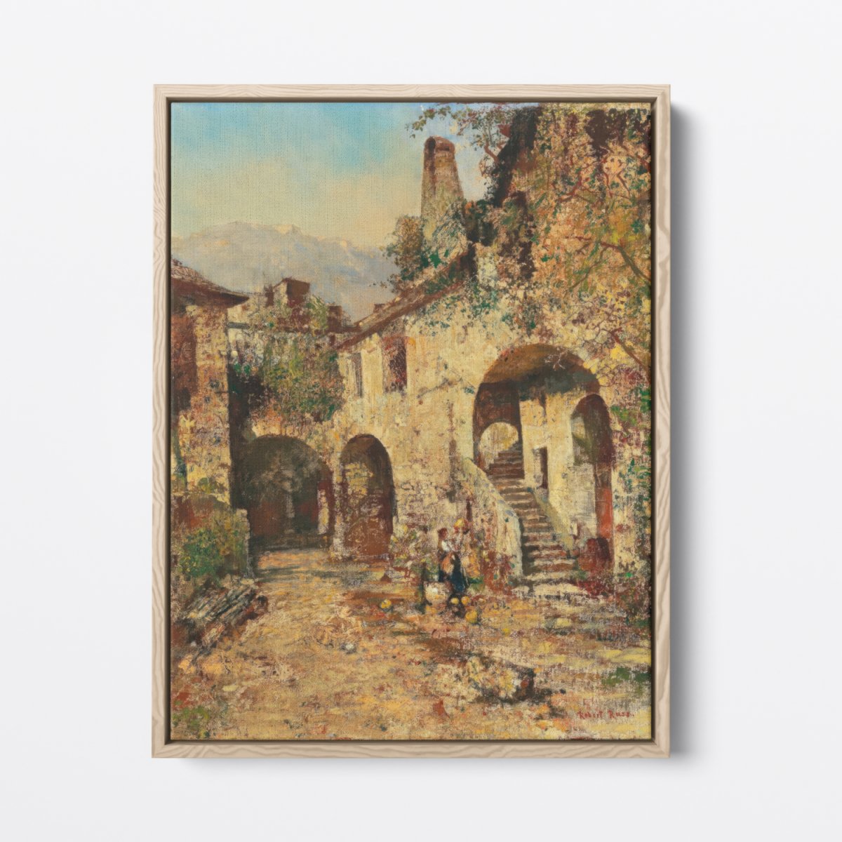 Courtyard in Weissenkirchen | Robert Russ | Ave Legato Art Prints