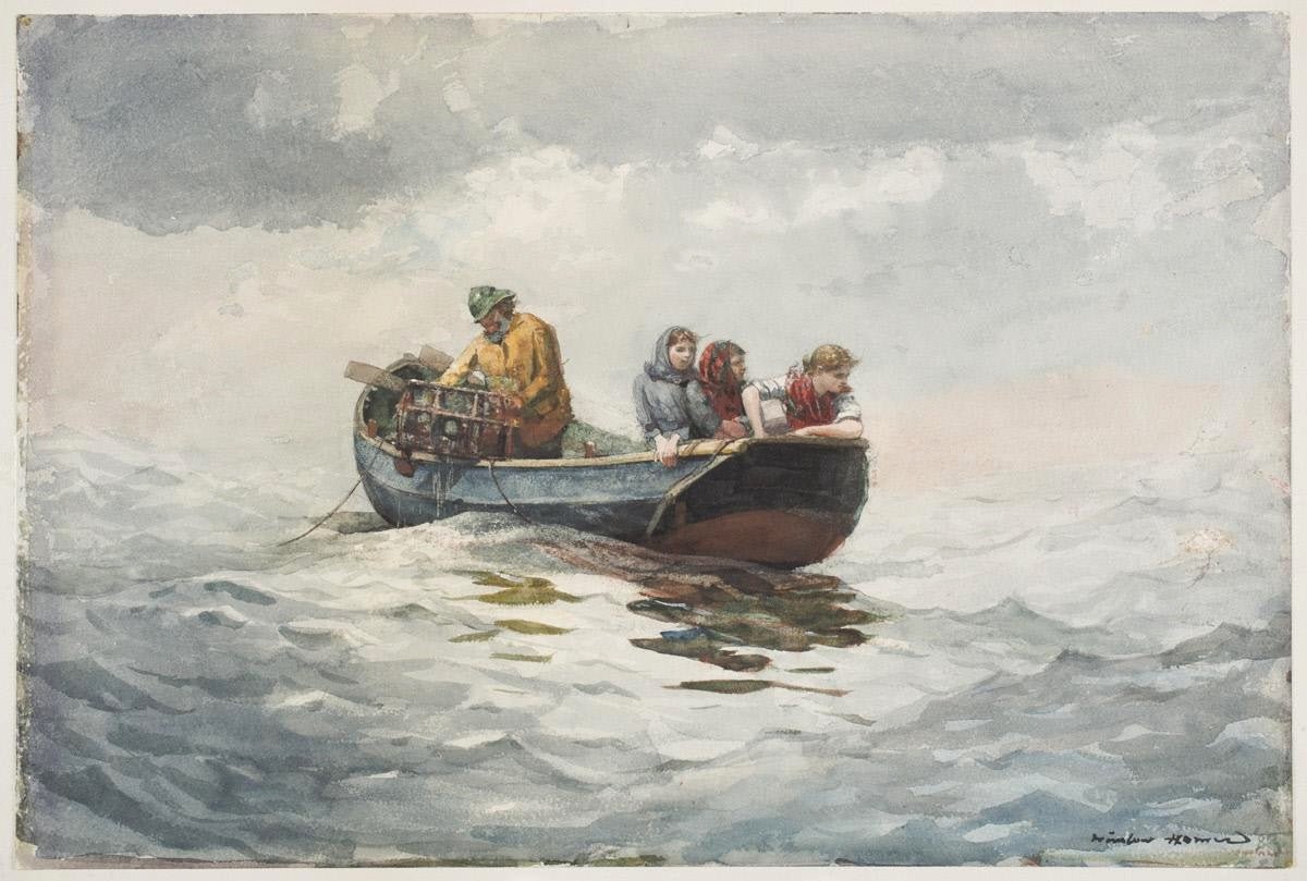 Crab Fishing | Winslow Homer | Ave Legato Art Prints