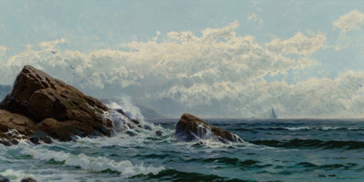 Crashing Waves | Alfred Bricher | Ave Legato Art Prints