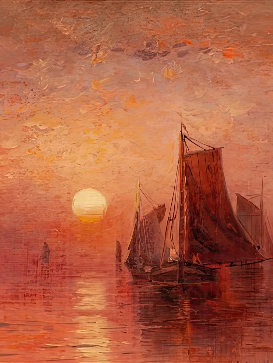 Crimson Sunset | Frank Rehn | Ave Legato Art Prints