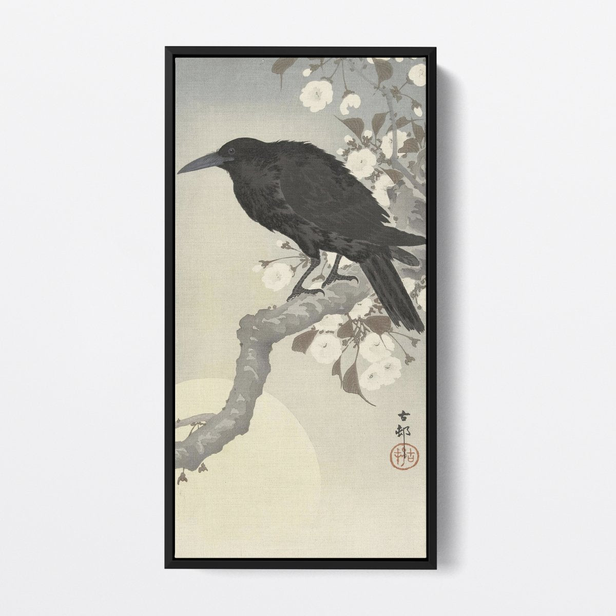 Crow and Cherry Blossoms | Ohara Koson | Ave Legato Art Prints