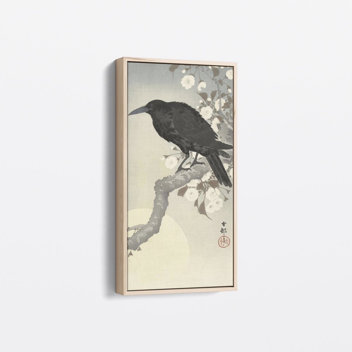 Crow and Cherry Blossoms | Ohara Koson | Ave Legato Art Prints