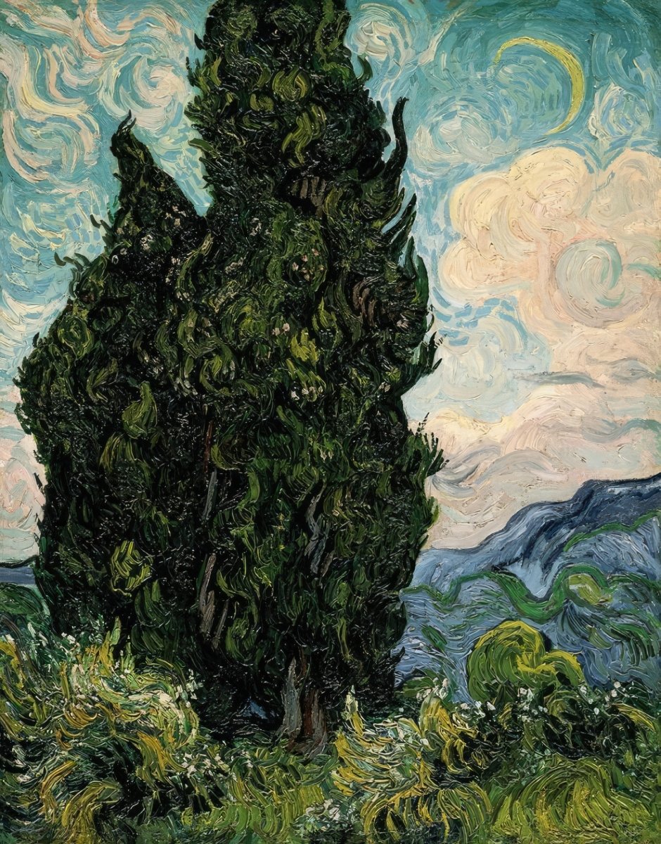 Cypresses | Vincent van Gogh | Ave Legato Art Prints