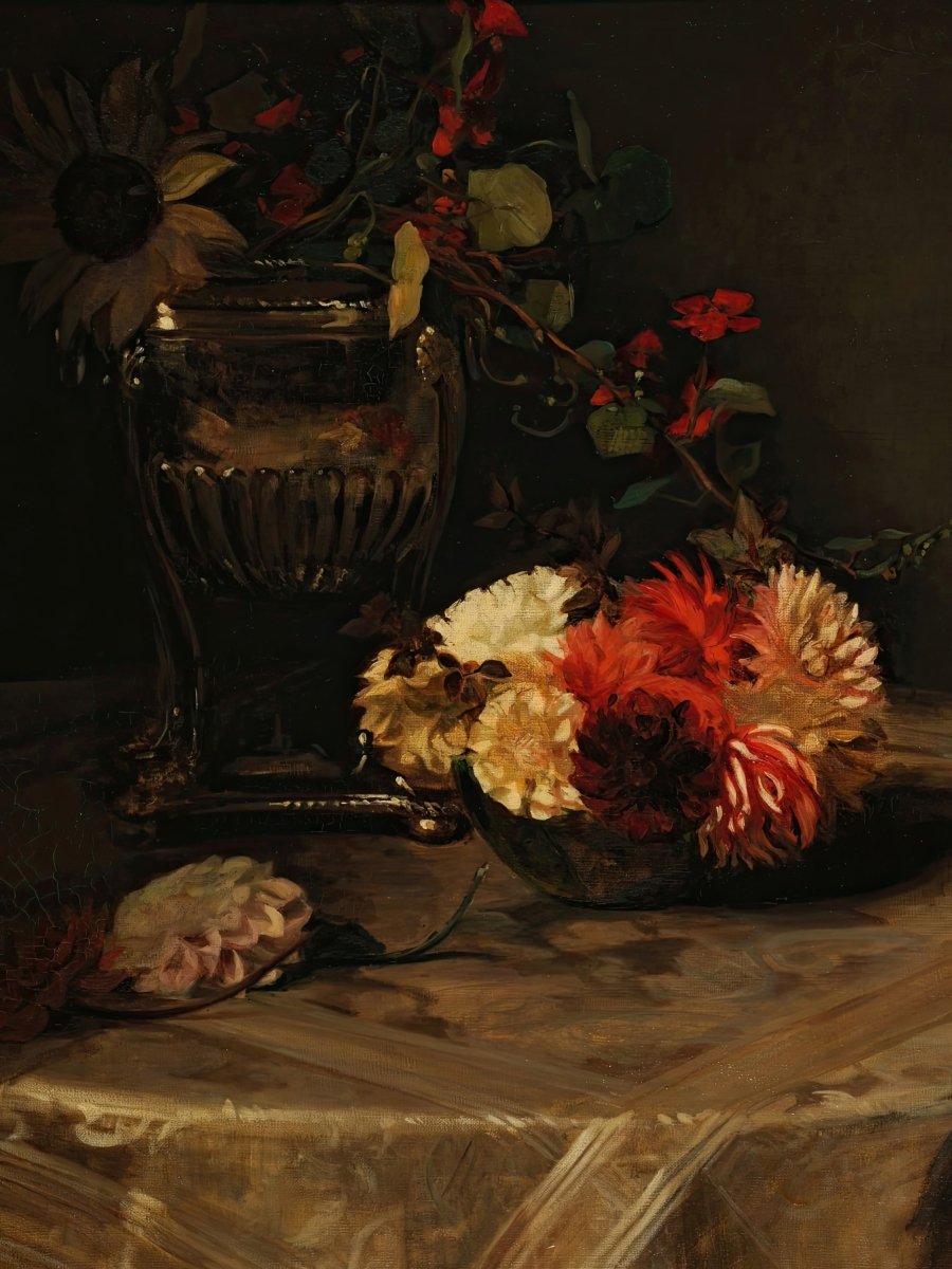 Dahlias and Nasturtiums | Jacques - Émile Blanche | Ave Legato Art Prints