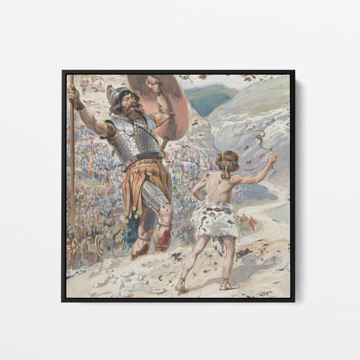 David Slings the Stone | James Tissot | Ave Legato Art Prints