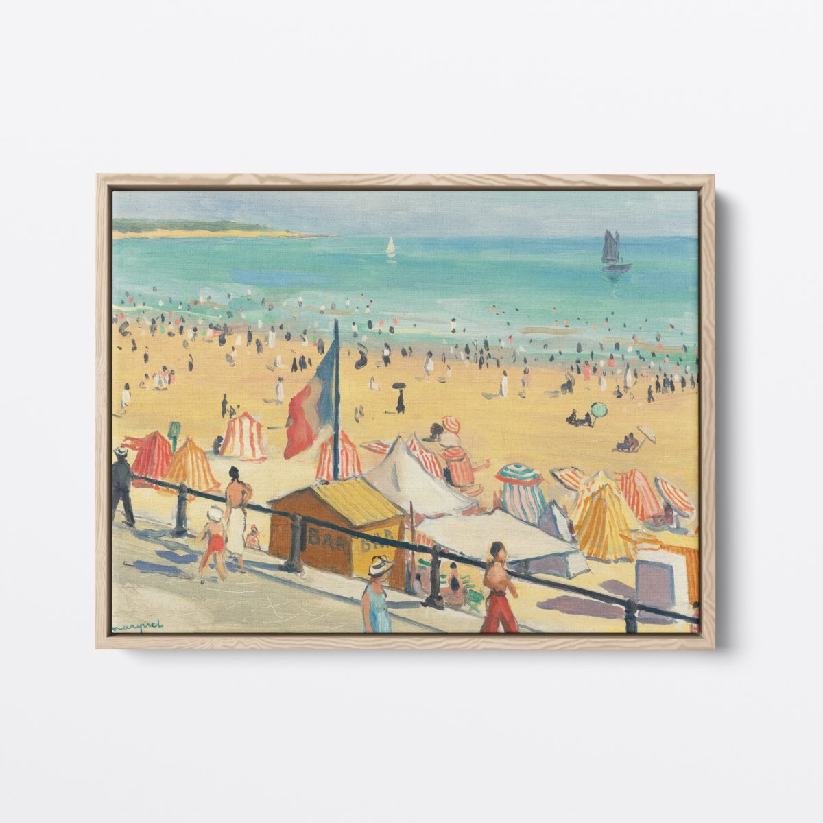 Day at the Beach | Albert Marquet | Ave Legato | Canvas Art Prints | Vintage Artwork