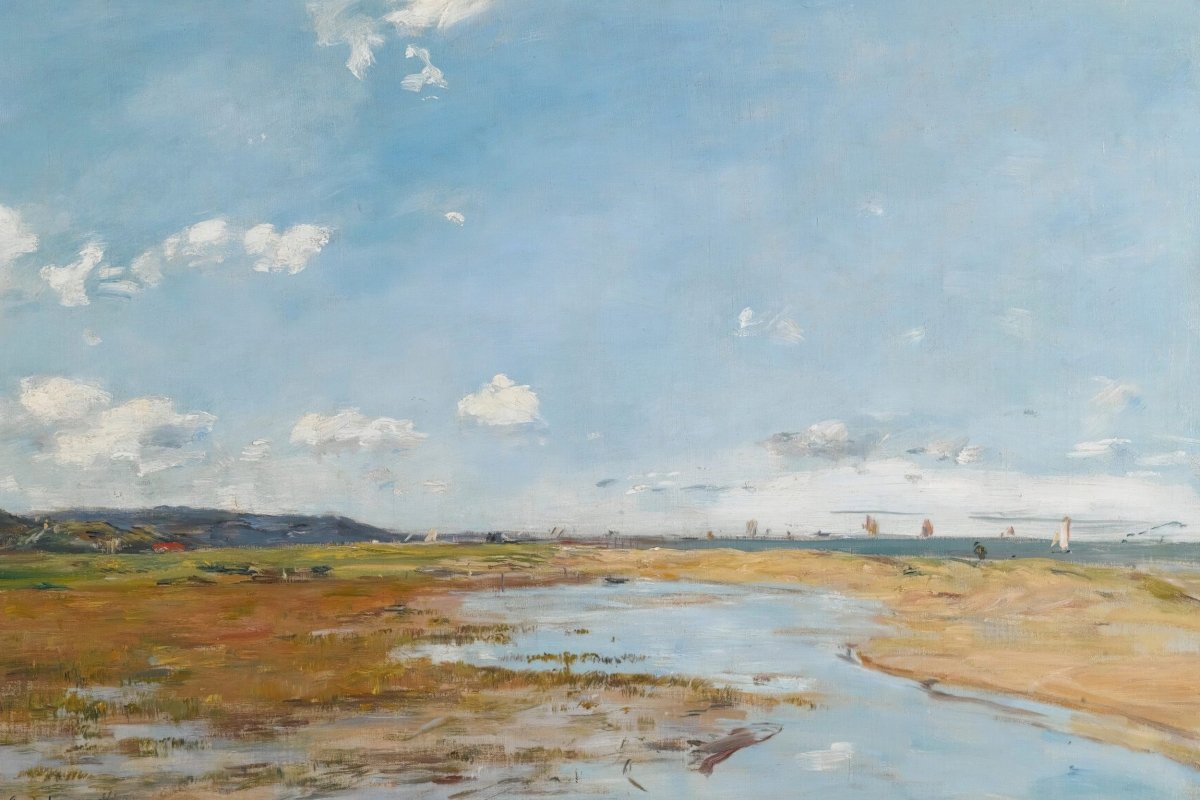 Deauville. Le Rivage, 1896 | Eugène Boudin | Ave Legato Art Prints