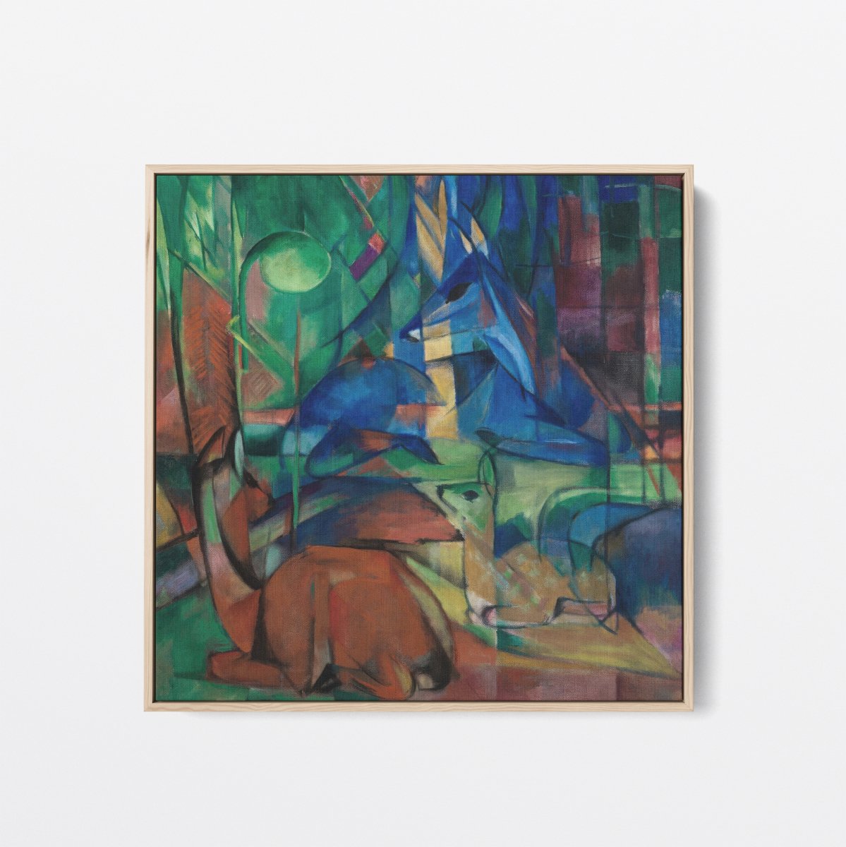 Deer in the Forest II | Franz Marc | Ave Legato Art Prints