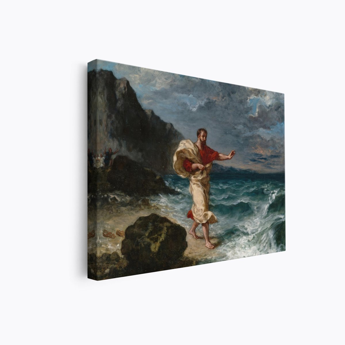 Demosthenes on the Seashore | Eugène Delacroix | Ave Legato Art Prints