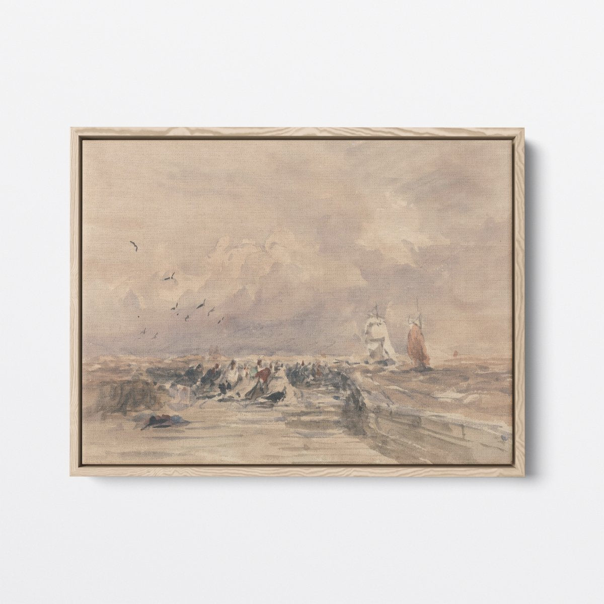 Dieppe Pier, Stiff Breeze | David Cox | Ave Legato Art Prints