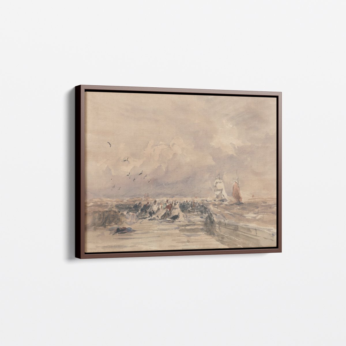 Dieppe Pier, Stiff Breeze | David Cox | Ave Legato Art Prints