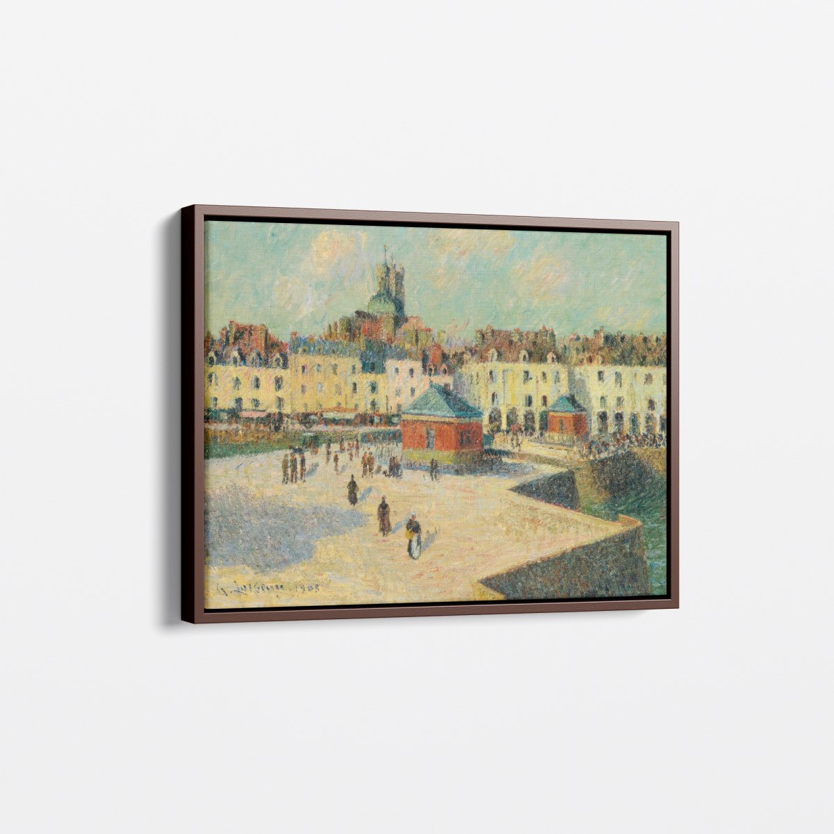 Dieppe, The Carenage Quay | Gustave Loiseau | Ave Legato Art Prints