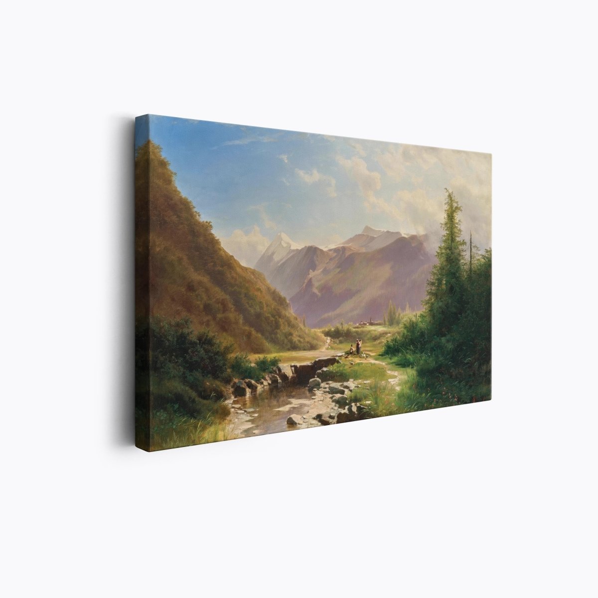 Distant Mountain Landscape | Leopold Vöscher | Ave Legato Art Prints