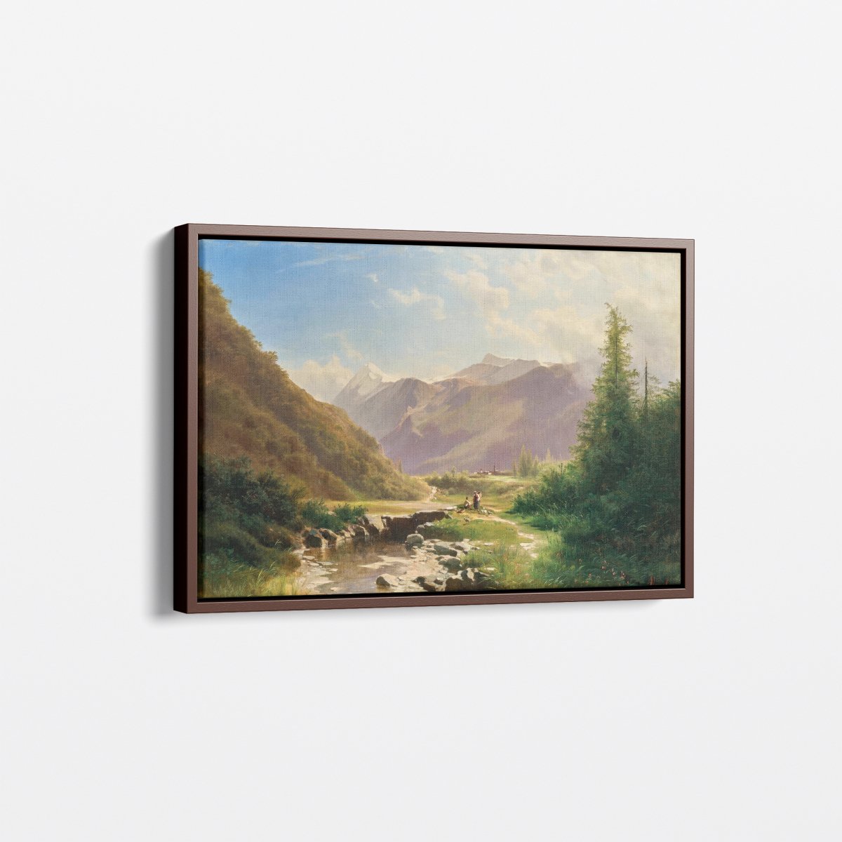 Distant Mountain Landscape | Leopold Vöscher | Ave Legato Art Prints