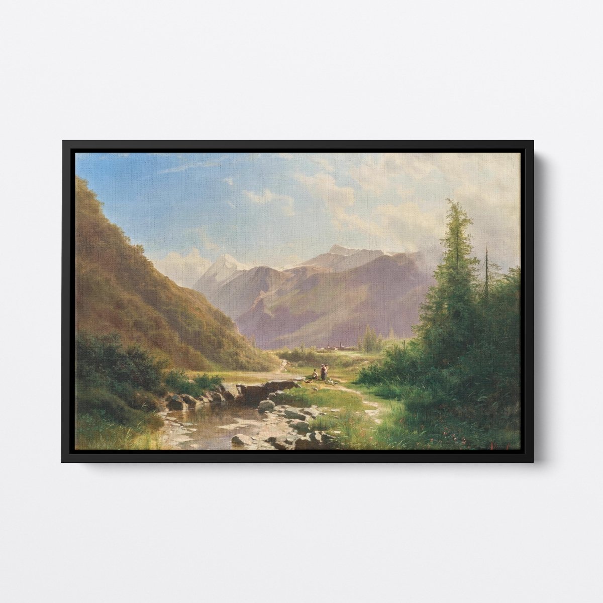 Distant Mountain Landscape | Leopold Vöscher | Ave Legato Art Prints