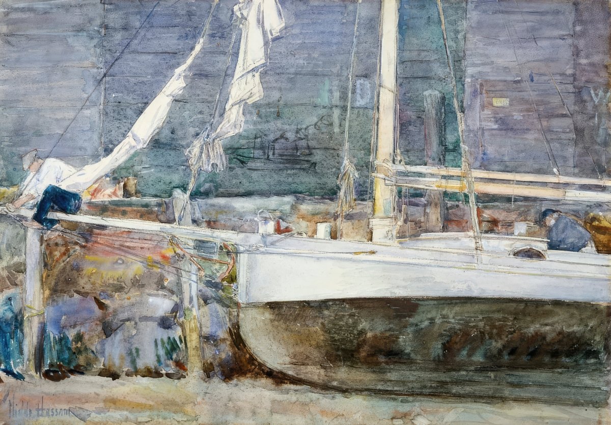 Drydock | Childe Hassam | Ave Legato Art Prints