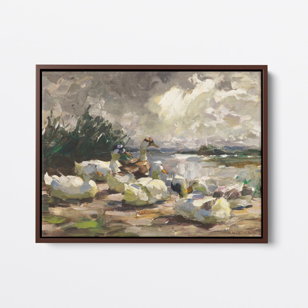 Ducks at the Shore | Alexander Koester | Ave Legato Art Prints