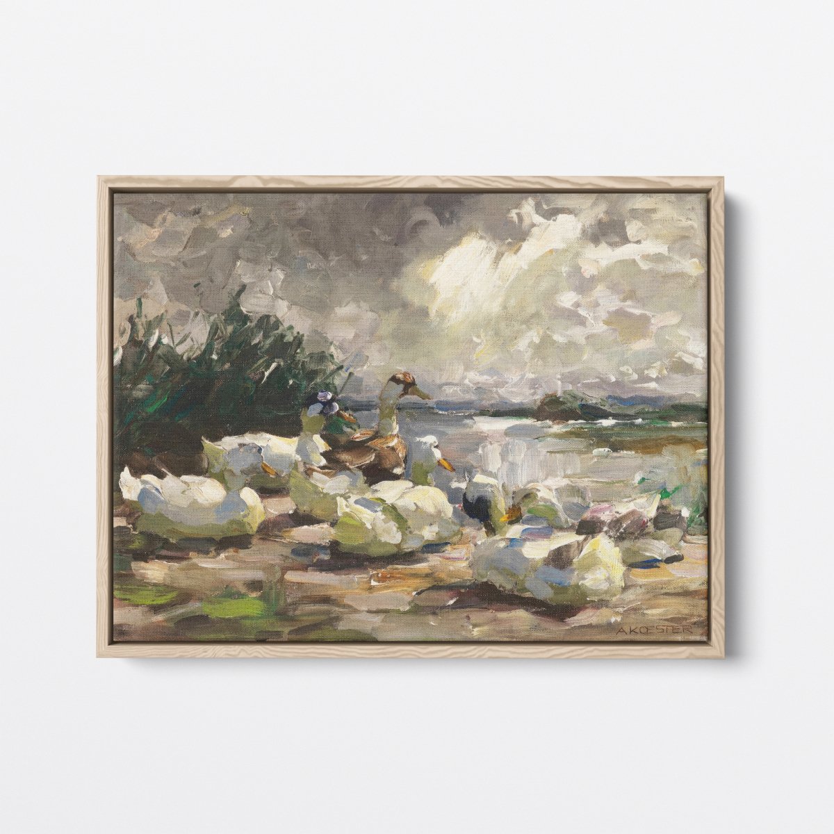 Ducks at the Shore | Alexander Koester | Ave Legato Art Prints