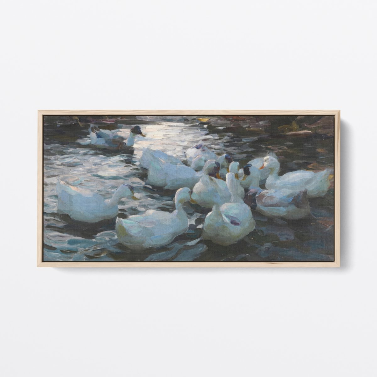 Ducks Feeding | Alexander Koester | Ave Legato Art Prints