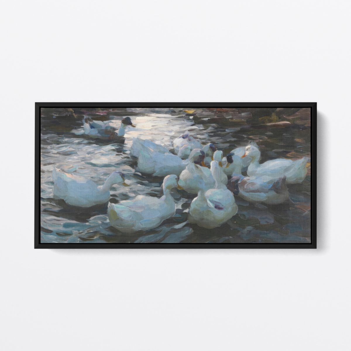 Ducks Feeding | Alexander Koester | Ave Legato Art Prints