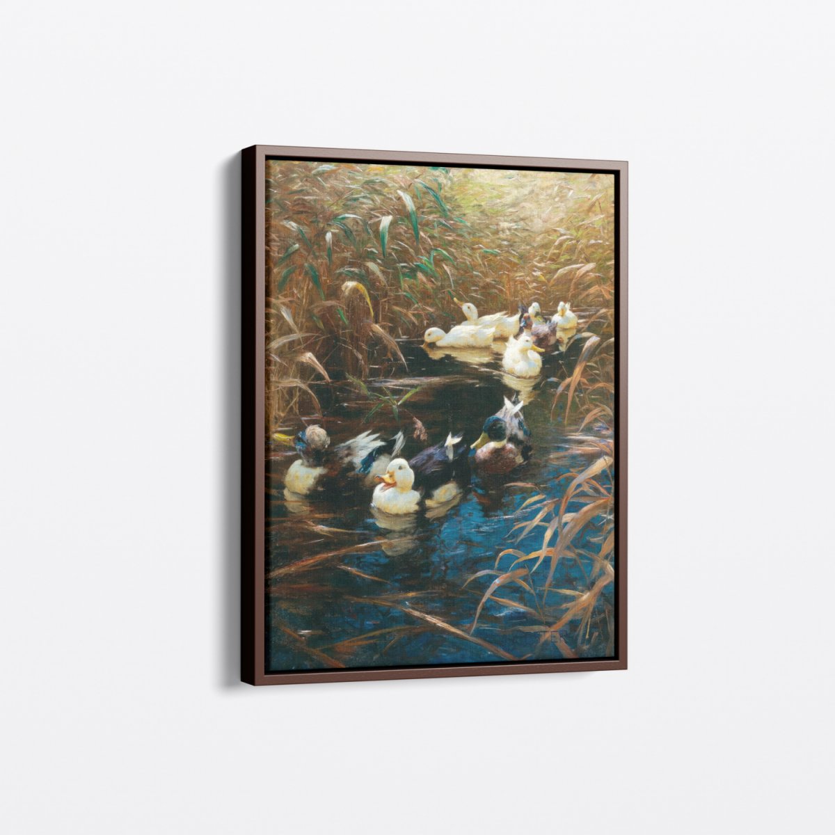 Ducks in Autumn Reeds | Alexander Koester | Ave Legato Art Prints