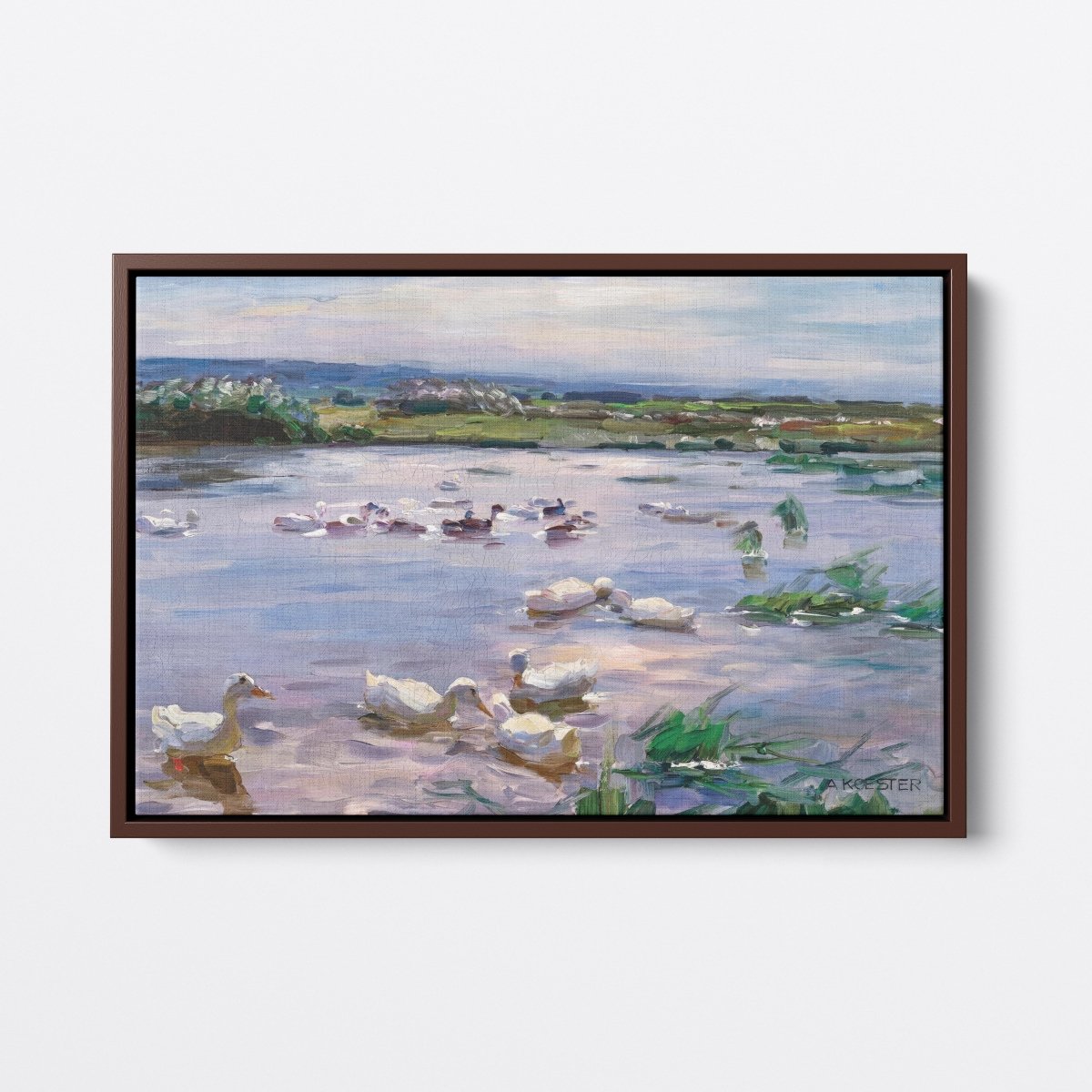 Ducks on the Lakeside | Alexander Koester | Ave Legato Art Prints