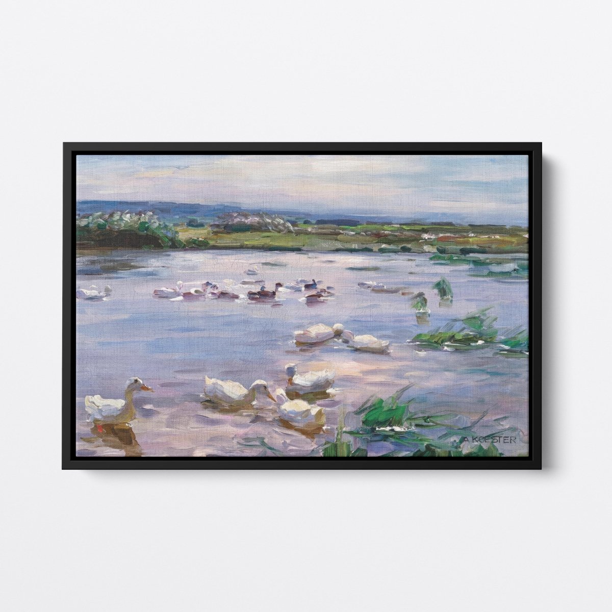 Ducks on the Lakeside | Alexander Koester | Ave Legato Art Prints