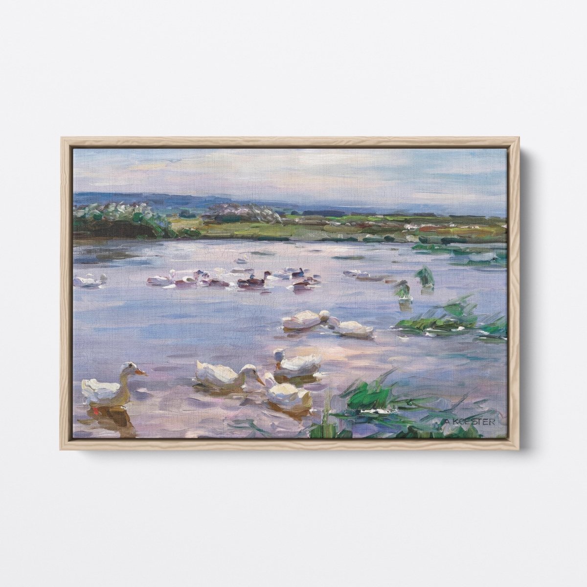 Ducks on the Lakeside | Alexander Koester | Ave Legato Art Prints