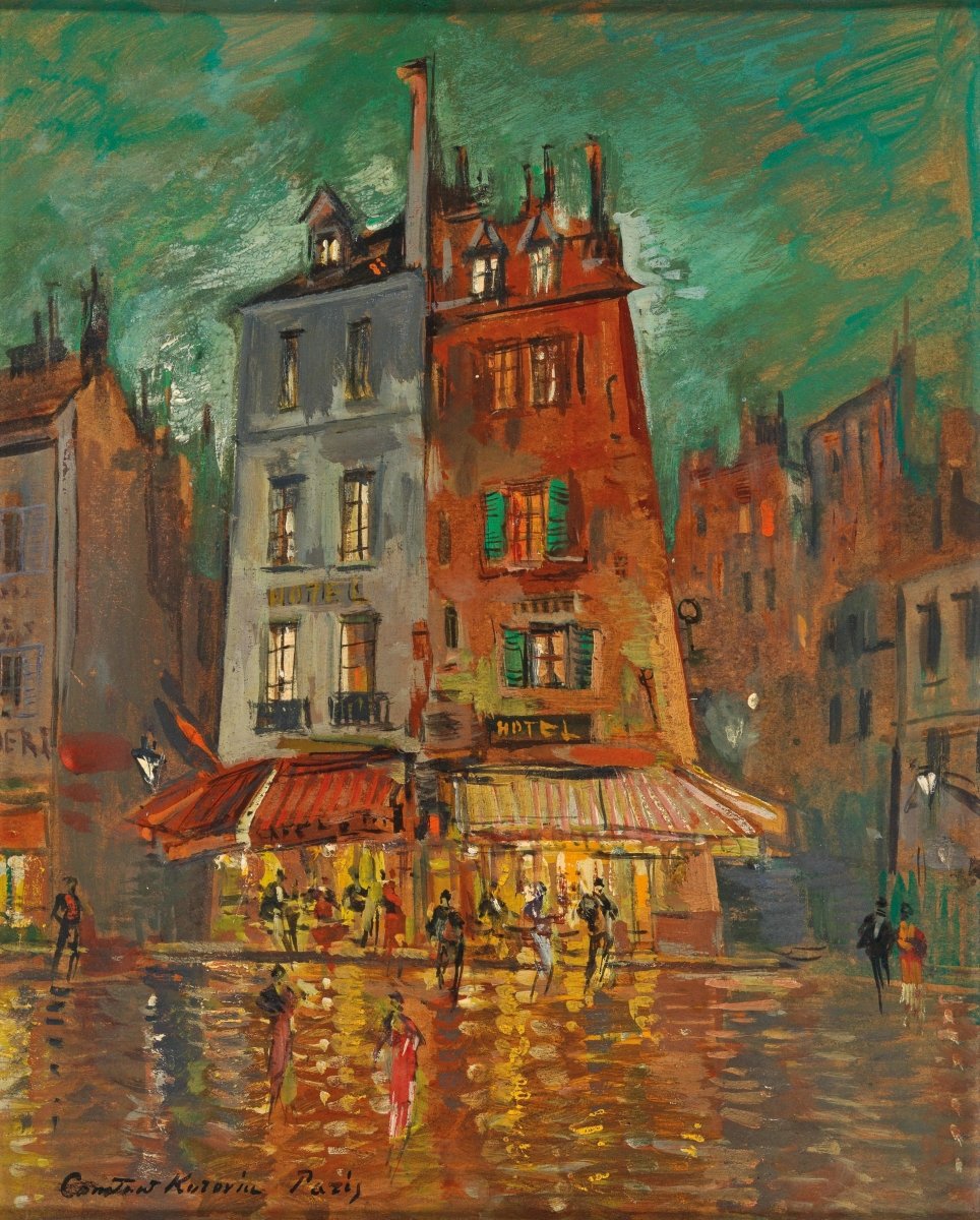 Dueling Hotels | Konstantin Korovin | Ave Legato Art Prints