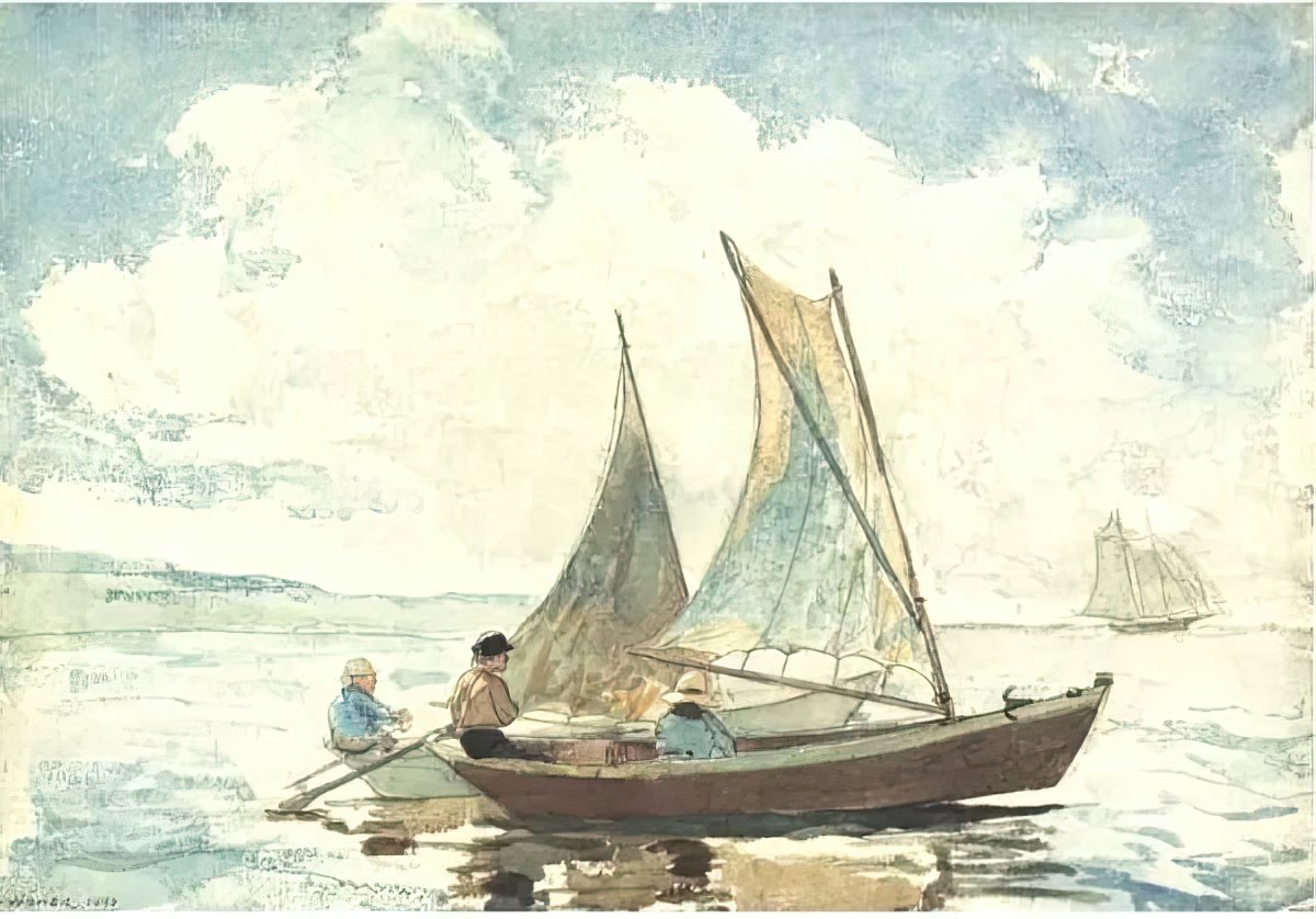 Early Afternoon Sailing | Winslow Homer | Ave Legato Art Prints