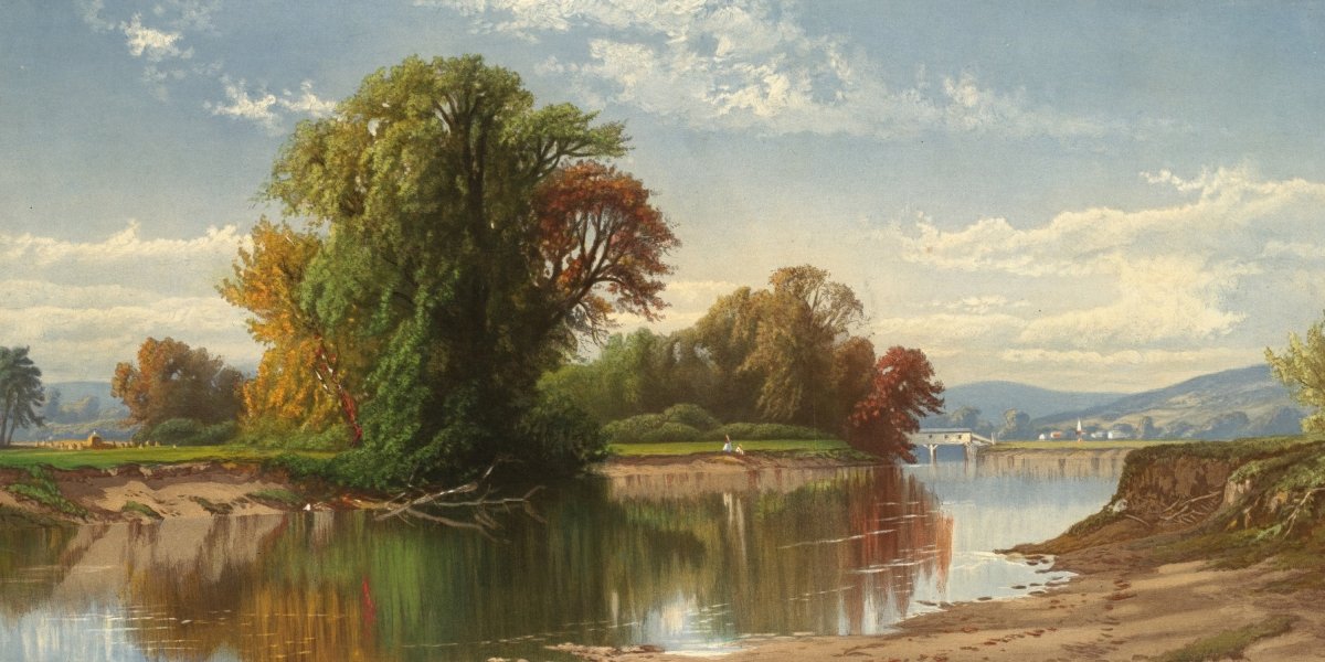 Early Autumn on Esopus Creek | Alfred Bricher | Ave Legato Art Prints