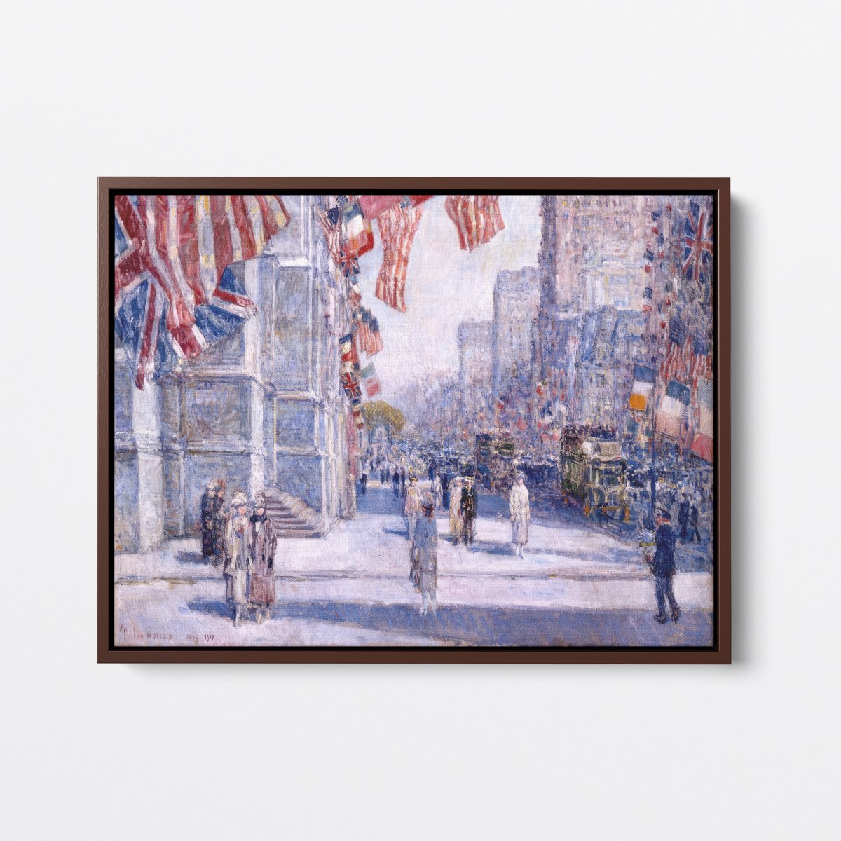 Early Morning on the Avenue | Childe Hassam | Ave Legato Art Prints