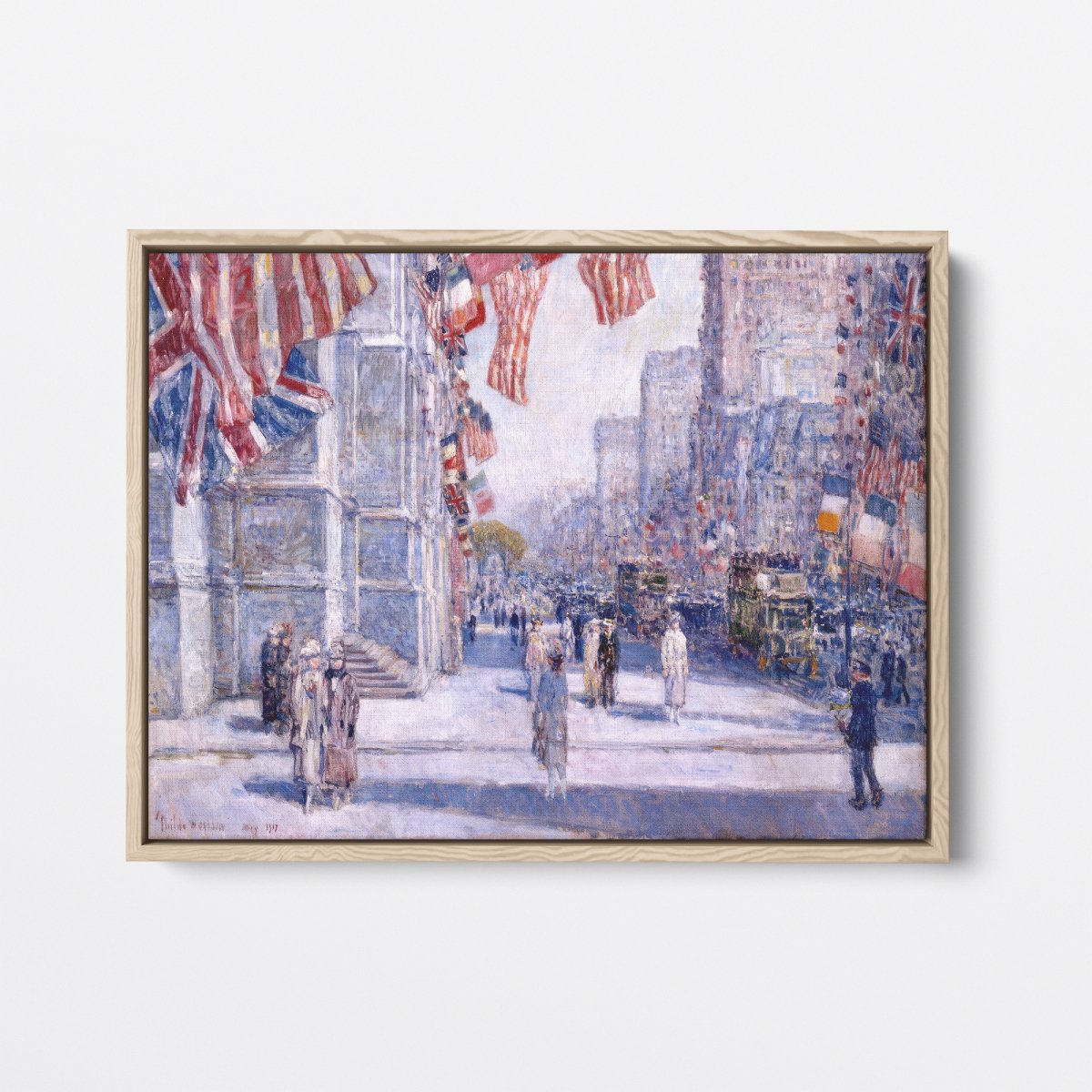 Early Morning on the Avenue | Childe Hassam | Ave Legato Art Prints