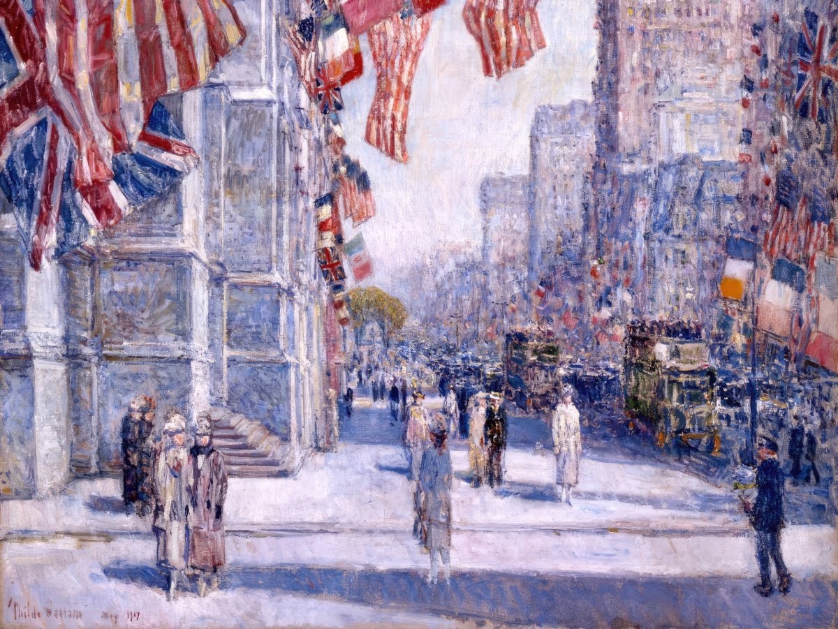 Early Morning on the Avenue | Childe Hassam | Ave Legato Art Prints