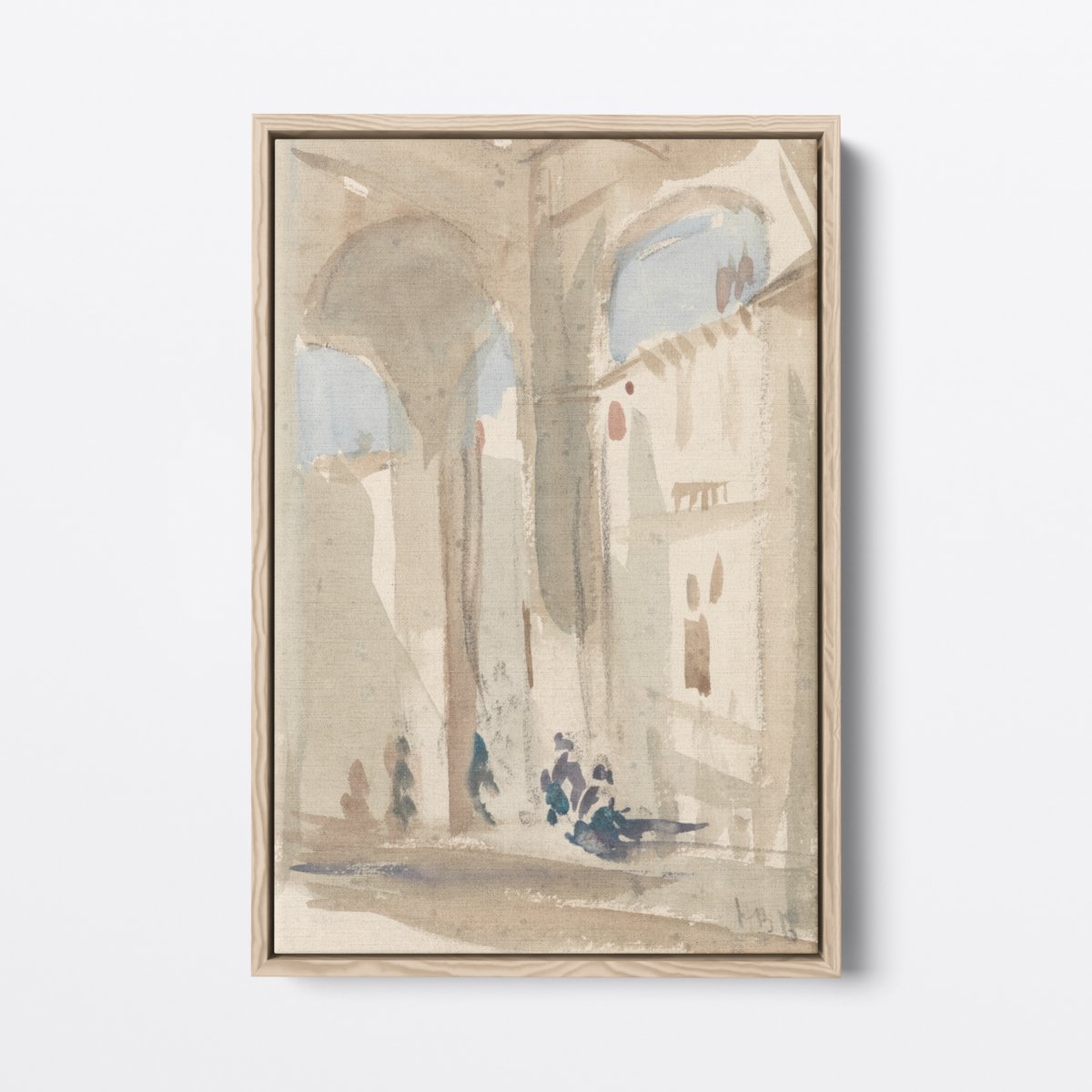 Eastern Colonnade | Hercules Brabazon | Ave Legato | Canvas Art Prints | Vintage Artwork