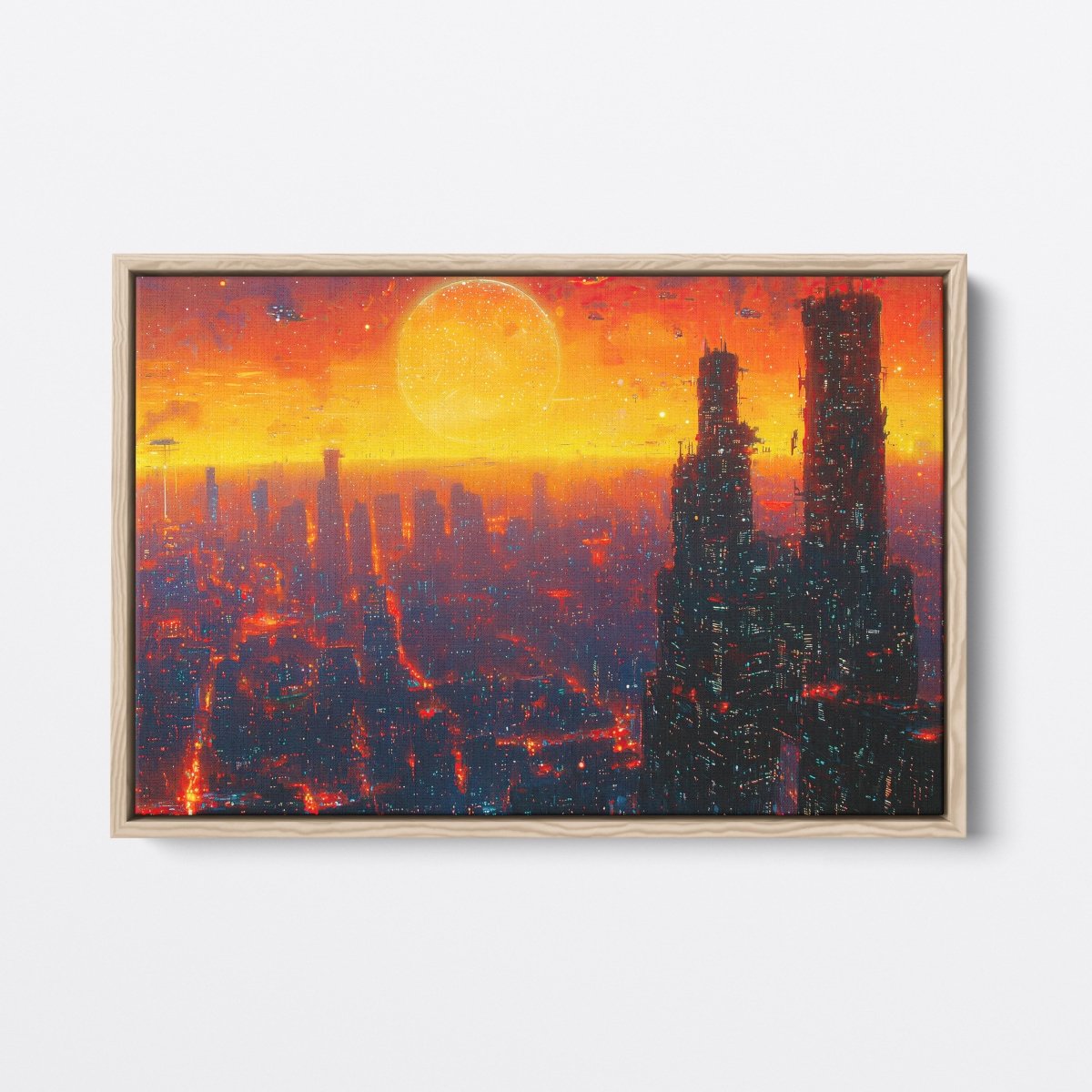 Ecumenopolis at Sunset | Ave Legato | Ave Legato Art Prints