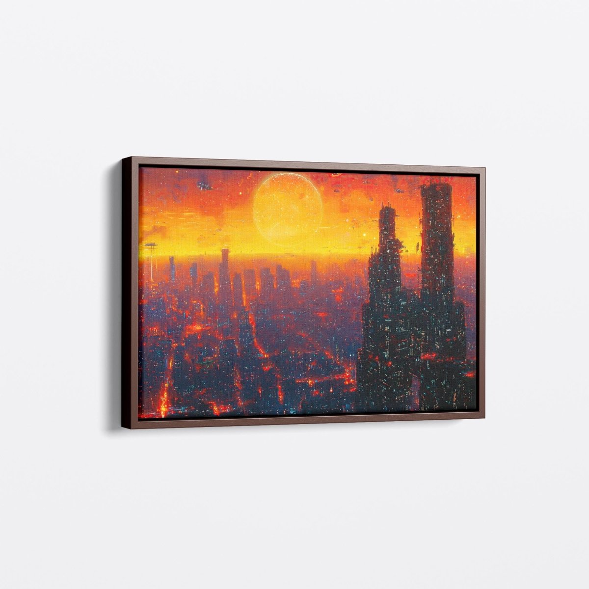 Ecumenopolis at Sunset | Ave Legato | Ave Legato Art Prints