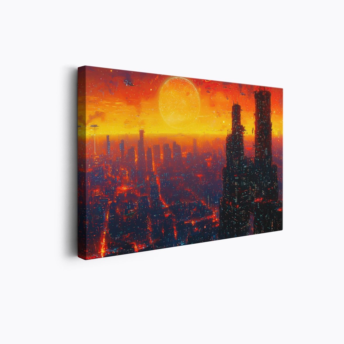 Ecumenopolis at Sunset | Ave Legato | Ave Legato Art Prints