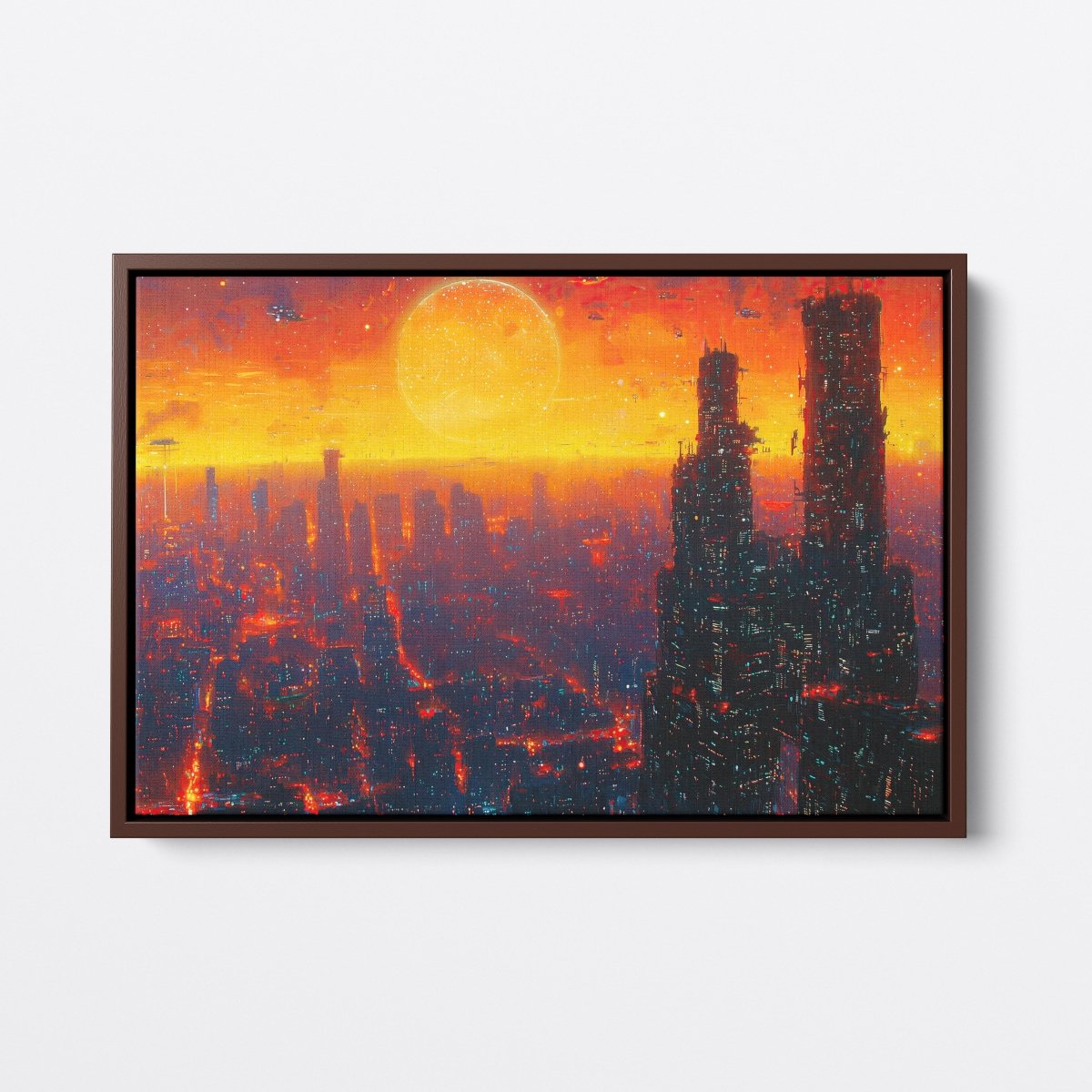 Ecumenopolis at Sunset | Ave Legato | Ave Legato Art Prints