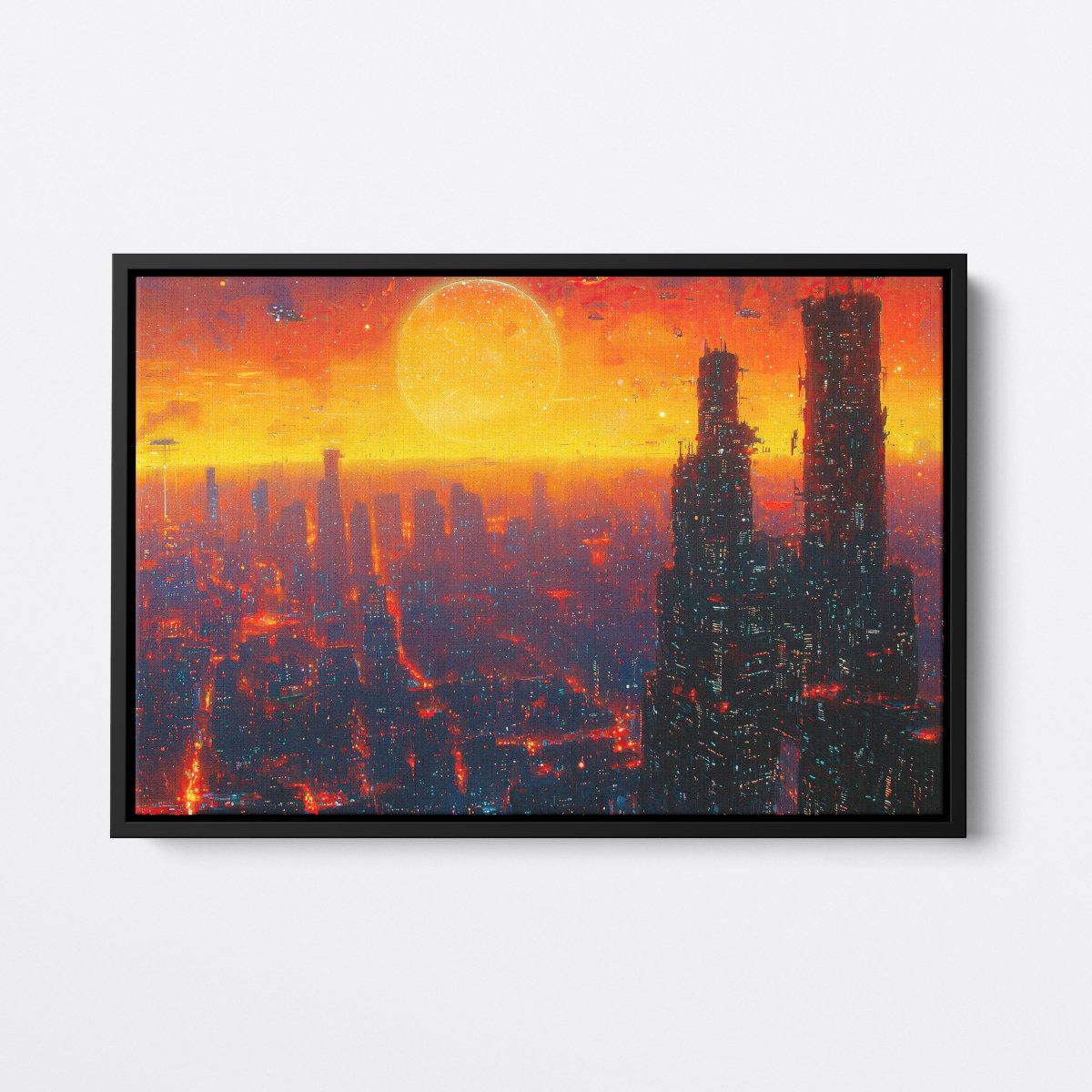 Ecumenopolis at Sunset | Ave Legato | Ave Legato Art Prints