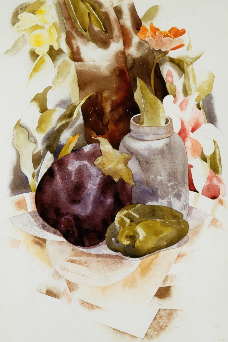 Eggplant and Green Pepper | Charles Demuth | Ave Legato Art Prints