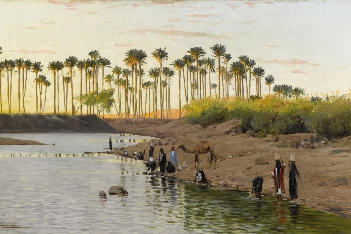 Egyptian Landscape | Wilhelm Kuhnert | Ave Legato Art Prints