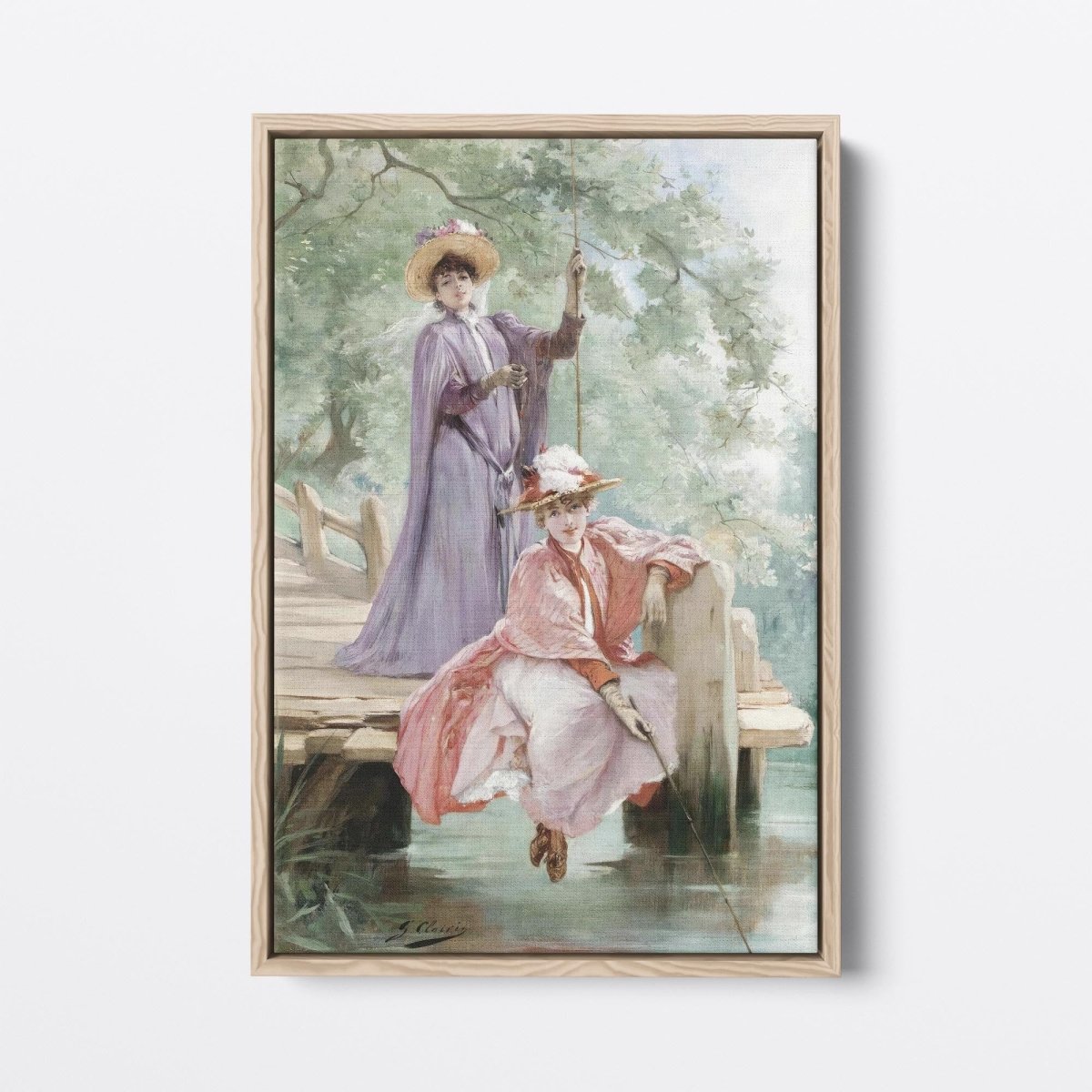 Elegant Ladies Fishing | Georges Clairin | Ave Legato Art Prints